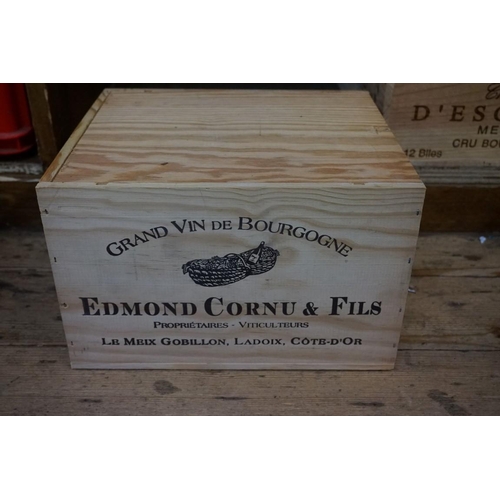 759 - A case of six 75cl bottles of Aloxe Corton 1er Cru Les Moutottes, 1996, Dom Edmond Cornu, in oc... 