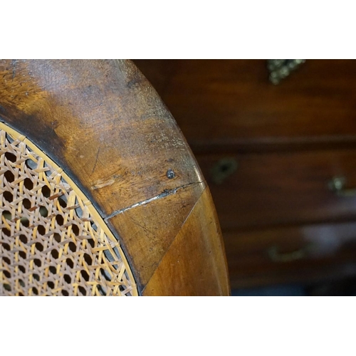 1020a - A 19th century mahogany and child metaphoric child's chair and table.