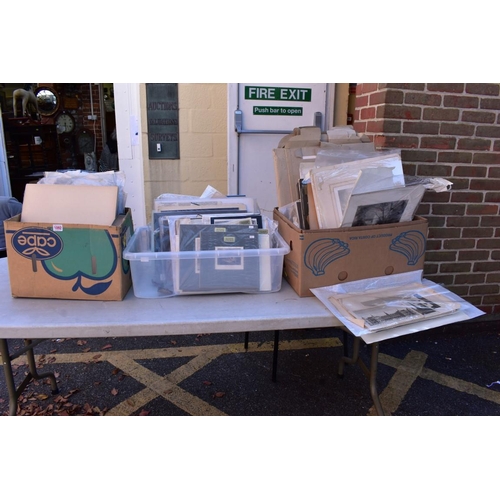 1092 - Three boxes of various prints and etchings.