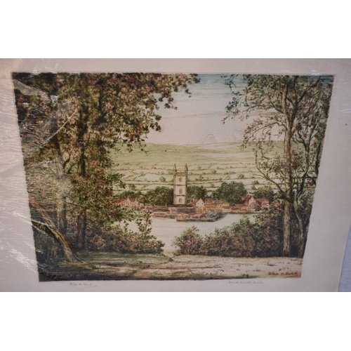1092 - Three boxes of various prints and etchings.