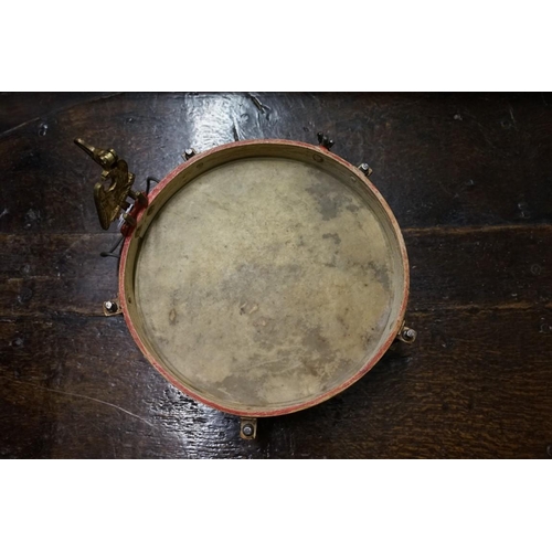 1840 - A German Third Reich Hitler Youth drum, 26cm diameter, with brass eagle clip.