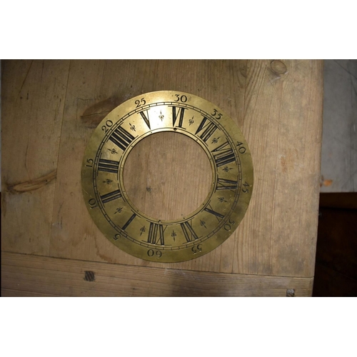 1218 - A collection of Georgian clock dials and chapter rings; together with another dial plate. (10) ... 