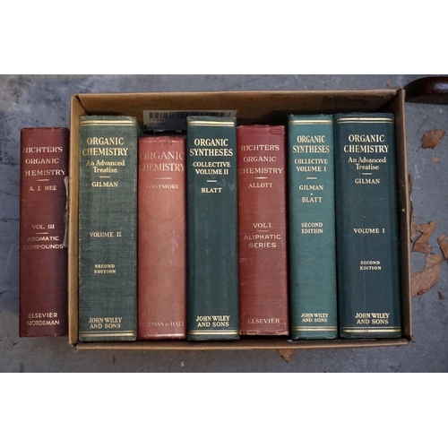 1237 - Books: seven various chemistry publications.