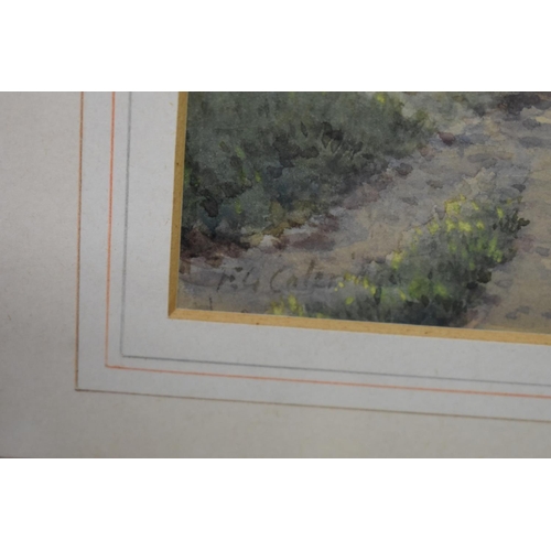 1389 - F G Coleridge, Thames scenes, a pair, each signed, watercolour, 19.5 x 32cm. (2) ... 