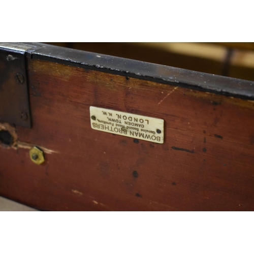 1407 - A Regency mahogany and inlaid chest of drawers, possibly Scottish, 106.5cm wide.