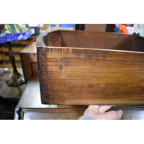 1421 - A George III mahogany and satinwood crossbanded serpentine fronted pedestal sideboard, 139.5cm wide.... 