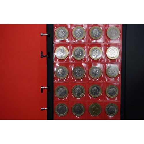 439 - Coins: an album of Elizabeth II pre-decimal and decimal coinage, to include collectable fifty pence ... 