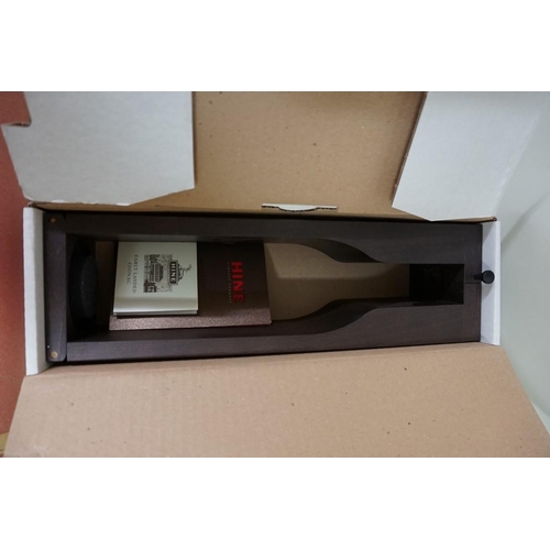 163 - A 70cl bottle of Hine 1953 vintage 'Grand Champagne' cognac, in presentation box.