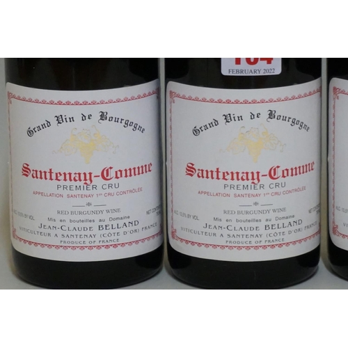 104 - Three 75cl bottles of Santenay-Comme 1er Cru, 1996, Jean-Claude Belland. (3)