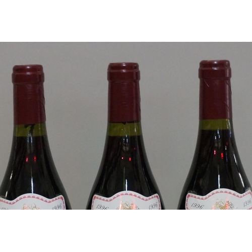 104 - Three 75cl bottles of Santenay-Comme 1er Cru, 1996, Jean-Claude Belland. (3)