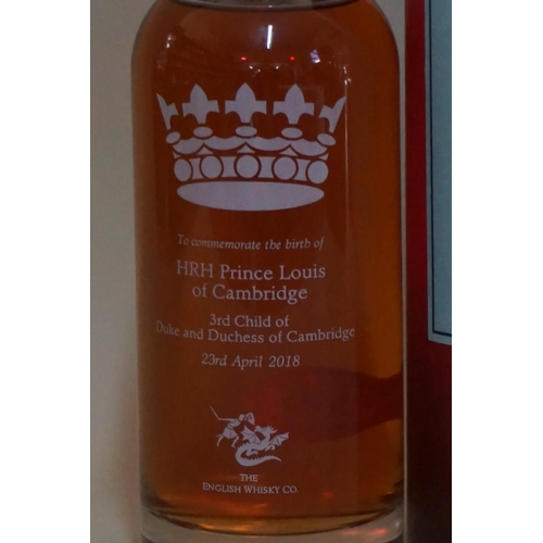 110 - A limited edition 70cl bottle of HRH Prince Louis of Cambridge commemorative whisky, 46% abv, i... 