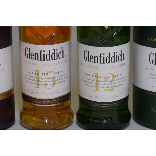 116 - Two 70cl bottles of Glenfiddich, comprising 12 year old and 15 year Solera, each in tube. (2)... 