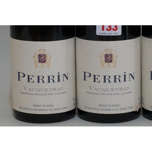 133 - Three 75cl bottles of Vacqueyras, 1999, Perrin Freres. (3)