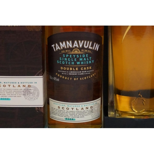 139 - Three 70cl bottle of single malt whisky, comprising: Auchentoshan 'American Oak'; Penderyn 'Madeira ... 