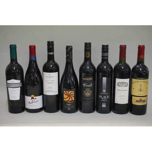 152 - Eight 75cl bottles of 'New World' red wine. (8)