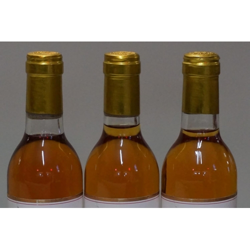 28 - Three 37.5cl bottles of Chateau Piot David, 1989, Sauternes. (3)