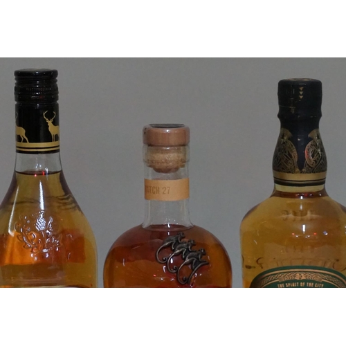 62 - Three 70cl bottles of blended whisky, comprising: Glen Orchy 5 year old; Monkey Shoulder 'Batch 27';... 