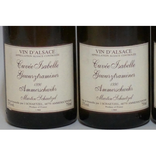 67 - Four 75cl bottles of Gewurztraminer Cuvee Isabelle, 1990, Jean Schaetzel. (4)