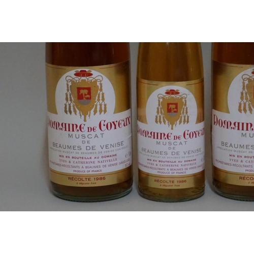 72 - Two 75cl bottles and two 37.5cl bottles of Muscat de Baumes de Venise, Domaine Coyeux. (4)... 