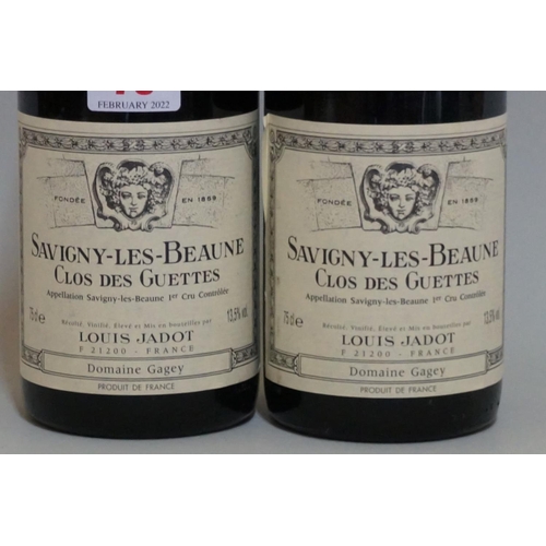 75 - Two 75cl bottles of Savigny-Les-Beaune, Domaine Gagey, 1999, Louis Jadot. (2)