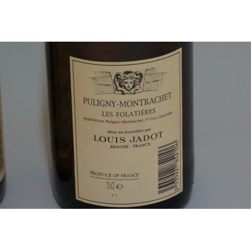 81 - Two 75cl bottles of Puligny Montrachet 1er Cru Les Folatieres, 2000, Louis Jadot. (2)... 