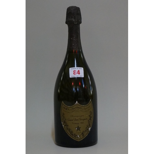 84 - A 75cl bottle of Moet et Chandon 'Dom Perignon' 1985 vintage champagne.