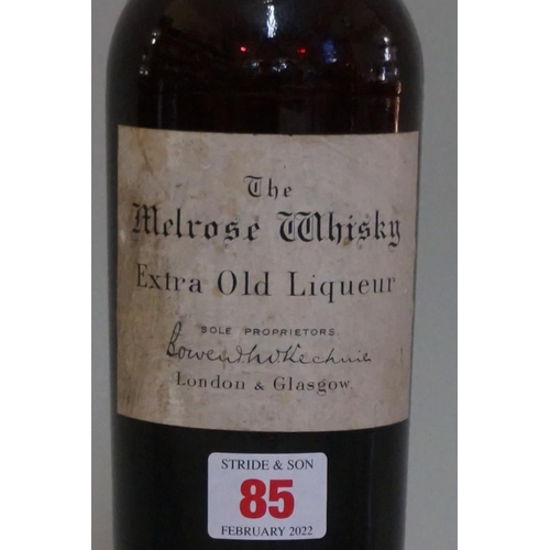 85 - A rare old bottle of The Melrose Whisky 'Extra Old Liqueur', probably 1930s bottling.... 
