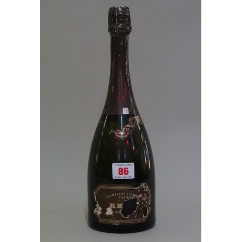 86 - A 75cl bottle of Krug 1979 vintage champagne. 