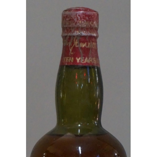 88 - A rare old bottle of John Jameson & Son 'Ten Years Old' Dublin whiskey, bottled by Keating &... 