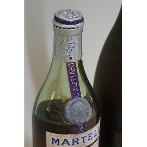 95 - A 70cl bottle of Remy Martin VSOP fine champagne cognac; together with a half bottle of Martell 'Cor... 