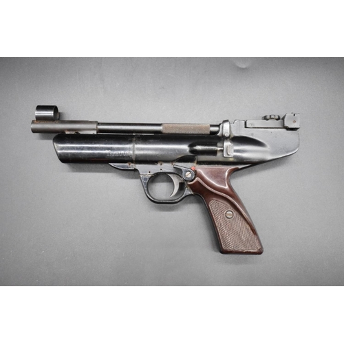 1723 - A Webley & Scott Typhoon .177 calibre over lever air pistol.