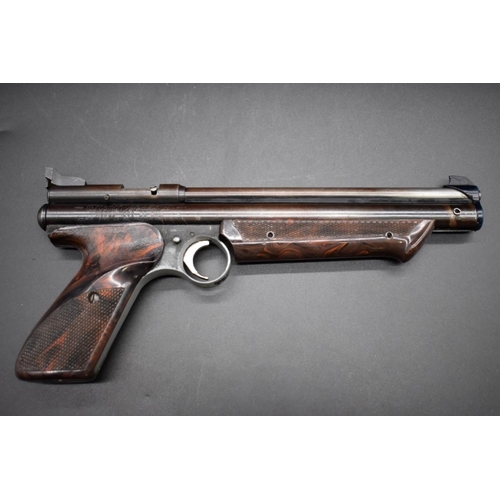 1729 - A Crossman Medallist II Model 1300 .22 calibre under lever air pistol.