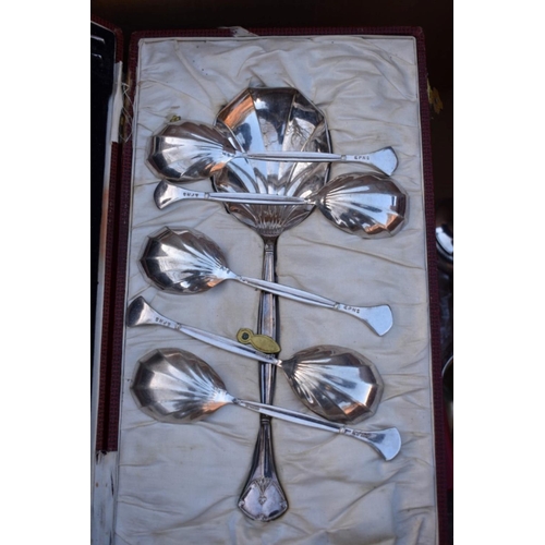 1068 - A quantity of silver plate; together with a quantity of Spode. 