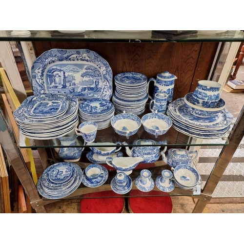 1073 - WITHDRAWN FROM SALE A quantity of Copeland Spode blue and white tea and dinnerware. ... 