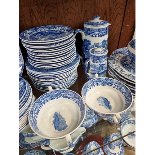 1073 - WITHDRAWN FROM SALE A quantity of Copeland Spode blue and white tea and dinnerware. ... 