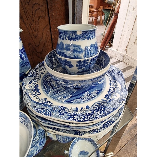 1073 - WITHDRAWN FROM SALE A quantity of Copeland Spode blue and white tea and dinnerware. ... 