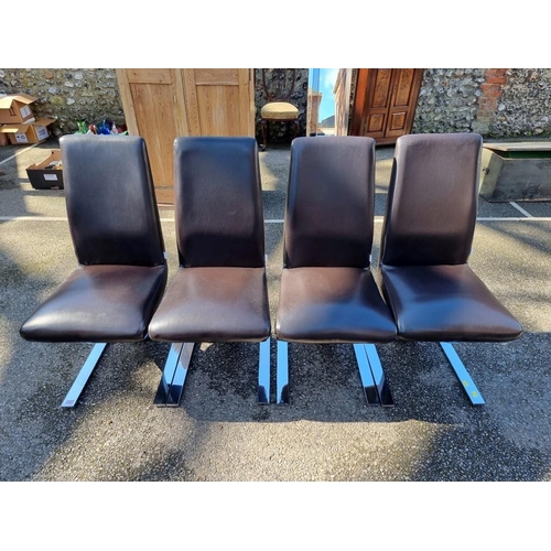 1080 - A set of four 'Z' chairs. 