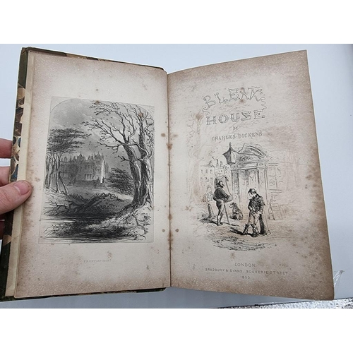 105 - DICKENS (Charles): 'Bleak House': London, Bradbury & Evans, 1853: 8vo, contemporary green h... 