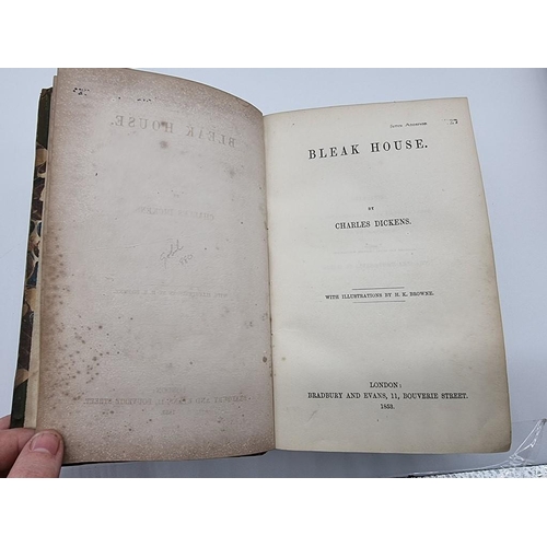 105 - DICKENS (Charles): 'Bleak House': London, Bradbury & Evans, 1853: 8vo, contemporary green h... 