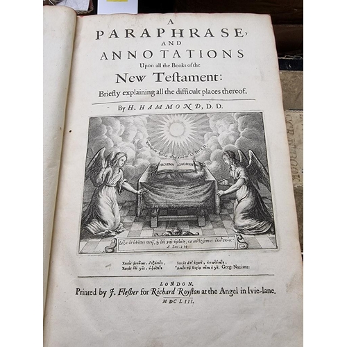 115 - HAMMOND (Henry): 'A Paraphrase, and Annotations upon all the books of the New Testament: briefl... 