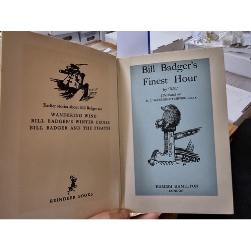 126 - WATKINS-PITCHFORD (D J, illustrator): 'Bill Badger's Finest Hour by B.B.', London, Hamish Hamil... 