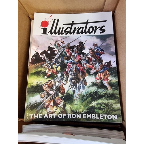 312 - ILLUSTRATORS: collection of approx 80+ issues of 'Illustrator's Magazine', including some speci... 