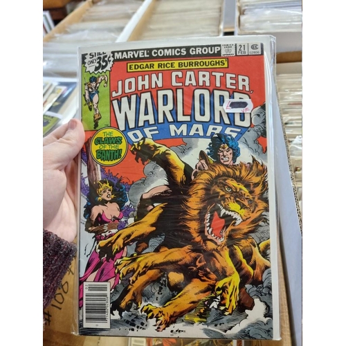 316 - JOHN CARTER, WARLORD OF MARS: group of approx 17 various issues pub. Marvel: with approx 2... 