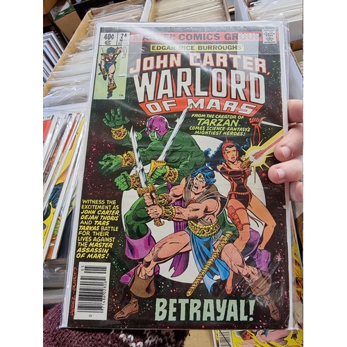 316 - JOHN CARTER, WARLORD OF MARS: group of approx 17 various issues pub. Marvel: with approx 2... 