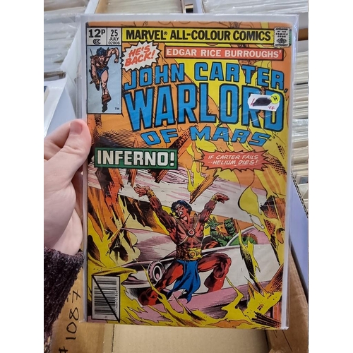 316 - JOHN CARTER, WARLORD OF MARS: group of approx 17 various issues pub. Marvel: with approx 2... 