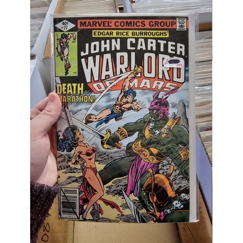 316 - JOHN CARTER, WARLORD OF MARS: group of approx 17 various issues pub. Marvel: with approx 2... 