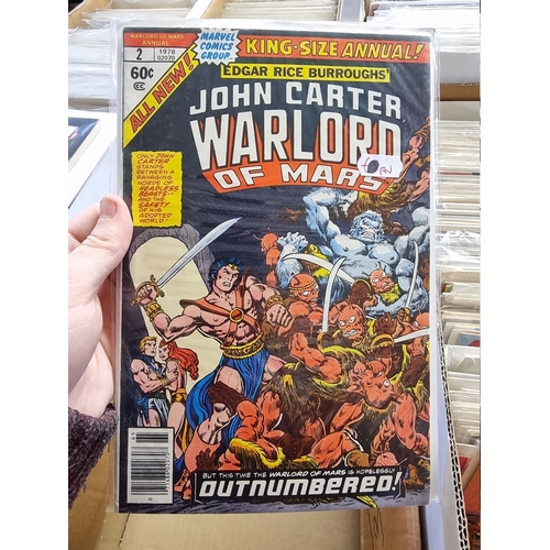 316 - JOHN CARTER, WARLORD OF MARS: group of approx 17 various issues pub. Marvel: with approx 2... 