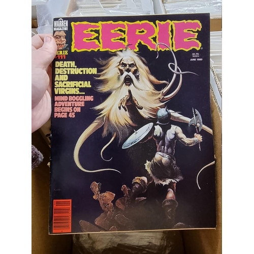 318 - CREEPY/EERIE: collection of approx 74 comics to include Creepy, Eerie, Vampirella, and related ... 