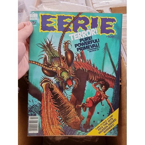 318 - CREEPY/EERIE: collection of approx 74 comics to include Creepy, Eerie, Vampirella, and related ... 