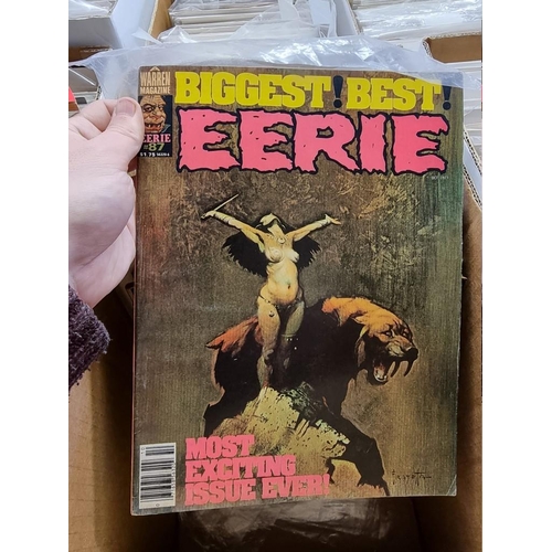 318 - CREEPY/EERIE: collection of approx 74 comics to include Creepy, Eerie, Vampirella, and related ... 